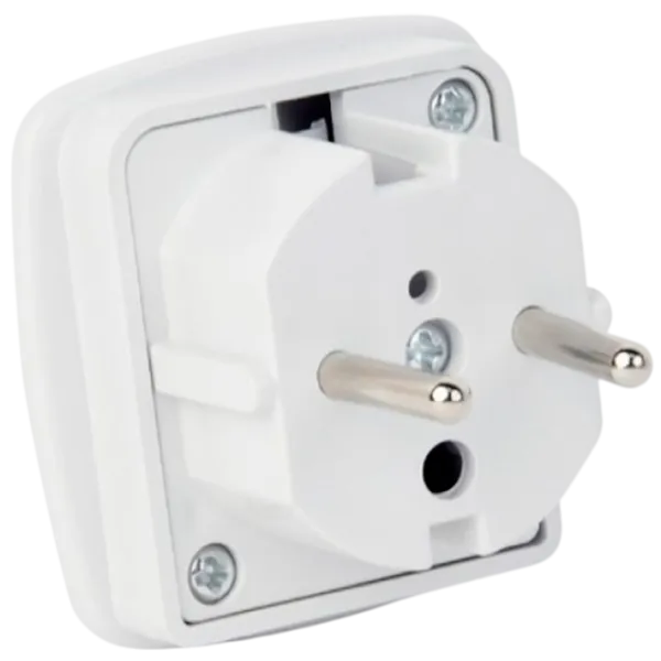 Adaptor Cablexpert A-AC-UKEU-001  / White photo 1