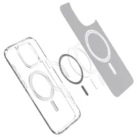 Husă pentru smartphone Apple iPhone 16 Pro Max Spigen / MagSafe Back / TPU / Transparent Black Matt photo 4