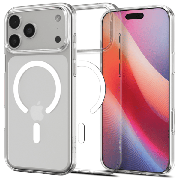Чехол для смартфона Apple iPhone 17 Pro Max Spigen / Back / ТПУ / White Прозрачный photo 5