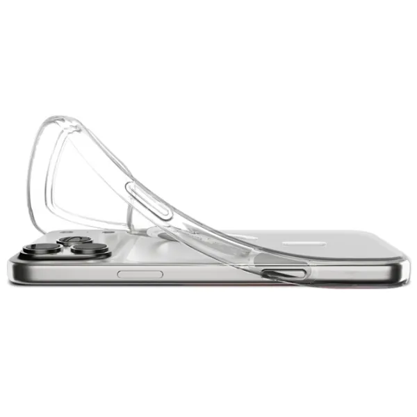 Чехол для смартфона Apple iPhone 17 Pro Max Spigen / Back / ТПУ / White Прозрачный photo 6