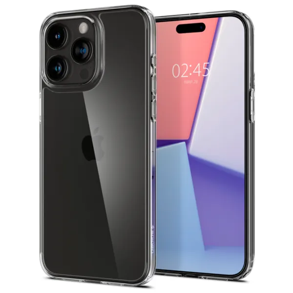 Чехол для смартфона Apple iPhone 15 Pro Spigen / Back / ПП / Прозрачный Белый photo 3