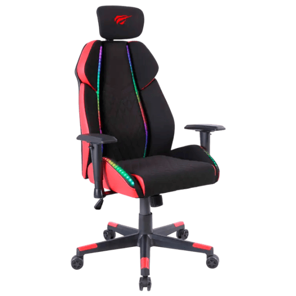 Scaun Gaming Havit GC938 Red Black photo 1