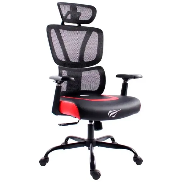 Scaun Gaming Havit GC919 Red Black photo 3