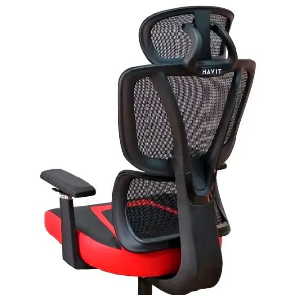 Scaun Gaming Havit GC919 Red Black photo 4