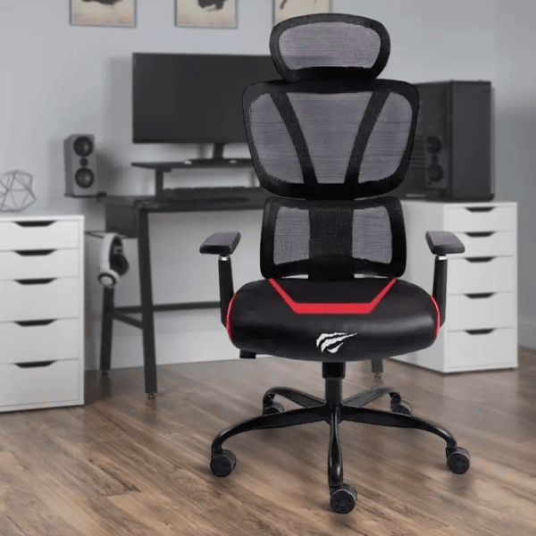 Scaun Gaming Havit GC919 Red Black photo 6