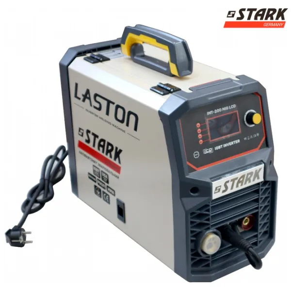 Aparat de sudat Stark IMT-200 LCD 220 V cu electrod (MMA), semiautomat (MIG/MAG) / Gray photo 5