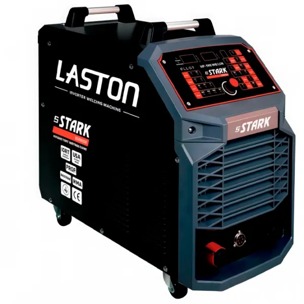 Aparat de sudat Stark IMT-350 MIG LCD 380 V cu electrod (MMA), semiautomat (MIG/MAG) / Black photo 1