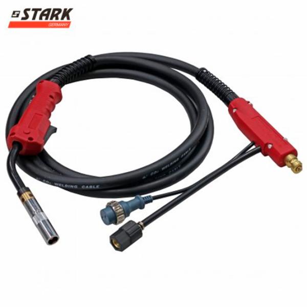 Aparat de sudat Stark IMT-350 MIG LCD 380 V cu electrod (MMA), semiautomat (MIG/MAG) / Black photo 4