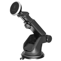 Держатель телефона Baseus Solid Series Telescopic Magnetic Car Mount Серебряный