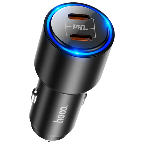 Încărcător auto Hoco NZ3  / Black photo 1