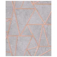 Tapete Grandeco Exposure Gray / Linii