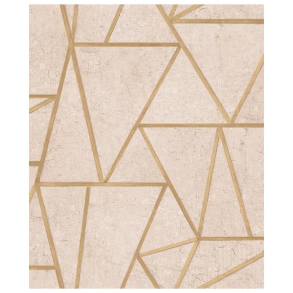 Tapete Grandeco Exposure Beige / Linii photo 1