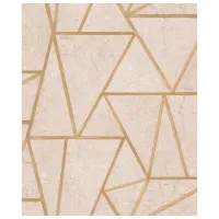 Tapete Grandeco Exposure Beige / Linii