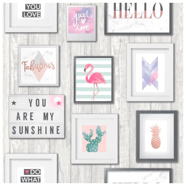 Tapete Grandeco Exposure Gray / Imitație photo 1