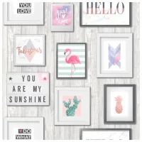 Tapete Grandeco Exposure Gray / Imitație