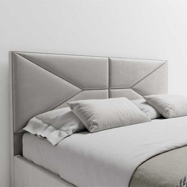 Кровать My-Style my-Rina Deco 200 x 200 см / Фанера / Серый photo 2