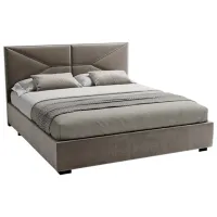 Кровать My-Style my-Rina Deco 200 x 200 см / Фанера / Тёмно-серый