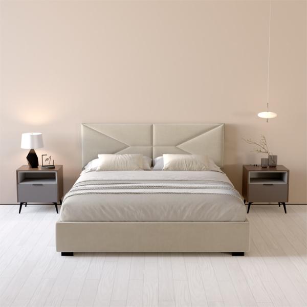 Pat My-Style my-Rina Deco 180 x 200 cm / Placaj / Light Gray photo 6