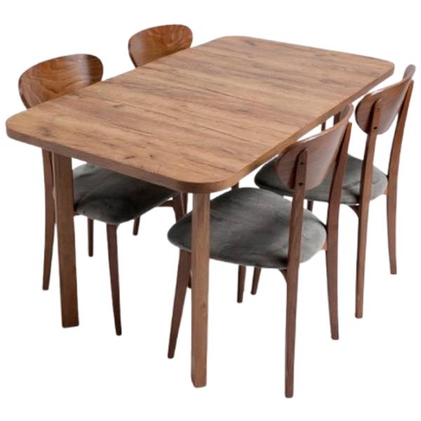 Masă de bucătărie extensibilă Drewmix WENUS 2 P PAL/ Brown photo 1