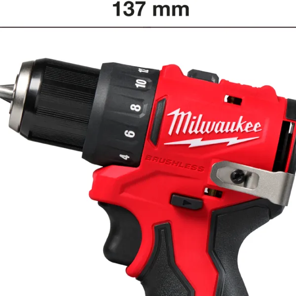 Дрель-шуруповерт Milwaukee M12BLDDRC-202C 1400 об/мин photo 3