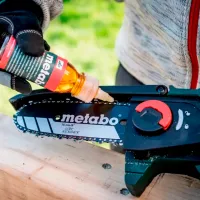 Fierăstrău cu lanţ Metabo MS 18 LTX 15 Cu acumulator/ Green photo 4