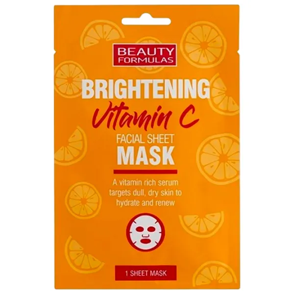 Mască pentru față Beauty Formulas Brightening Vitamin C Mască / Toate tipurile photo 1