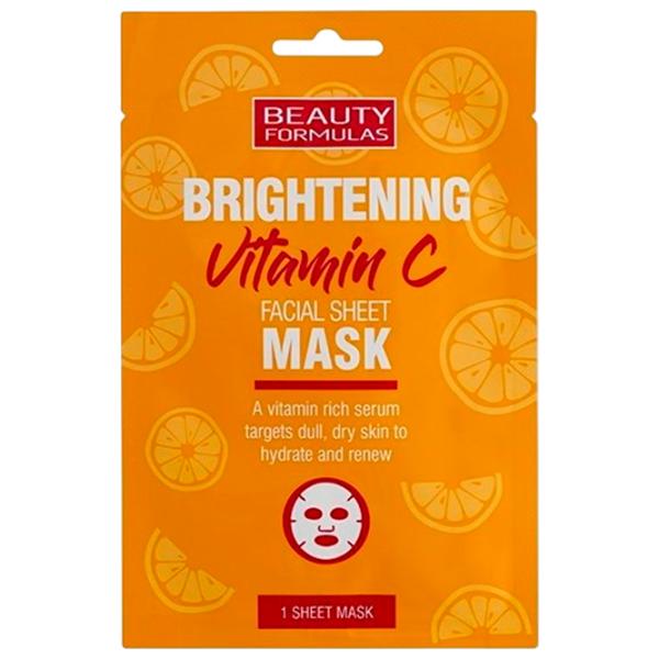 Mască pentru față Beauty Formulas Brightening Vitamin C Mască / Toate tipurile photo 1