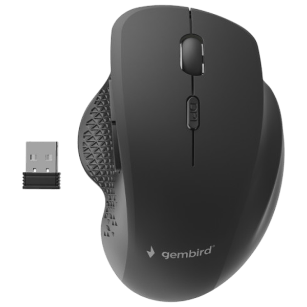 Mouse Gembird MUSW-6B-02 Black photo 1