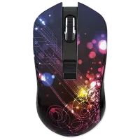 Mouse Qumo Fractal Black