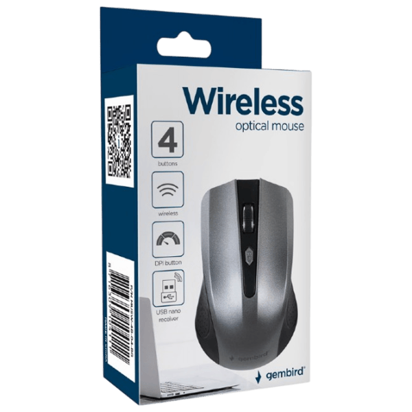 Mouse Gembird MUSW-4B-04-BG Gray photo 6