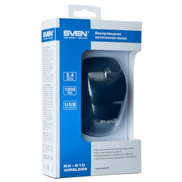 Mouse Sven RX-610 Black photo 5