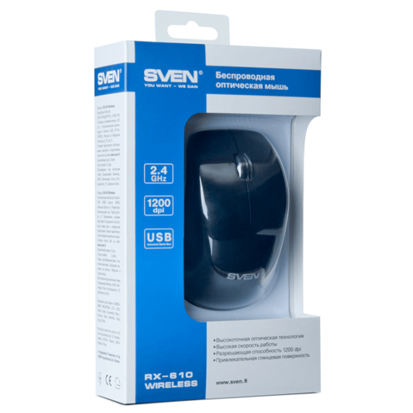 Mouse Sven RX-610 Black photo 5