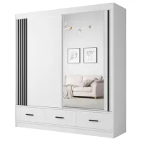 Dulap Mobiland Canada CA 24-20 200 x 59 x 215 / PAL / Alb