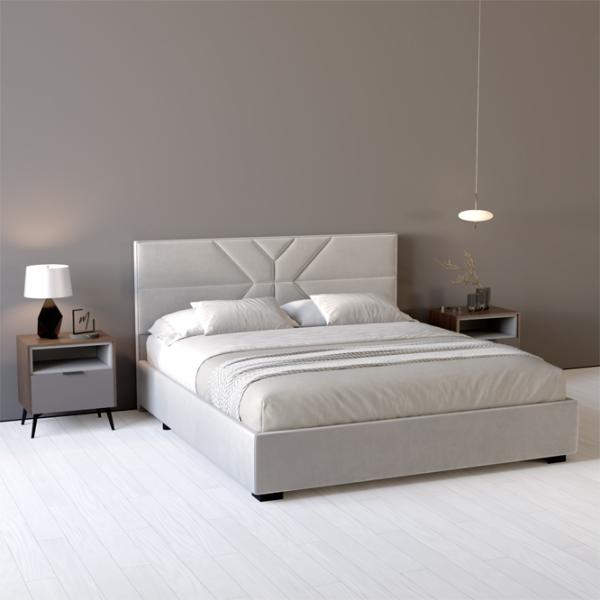 Кровать My-Style my-Sona Deco 200 x 200 см / Фанера / Серый photo 2