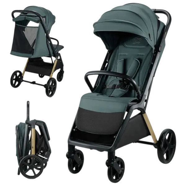Cărucior pentru copil KinderKraft Loom  KSLOOM00GRE0000/ Green photo 5