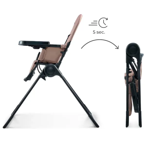 Scaun de masă KinderKraft Binci (KHBINC00BEG0000) / 6 luni / Beige  photo 2