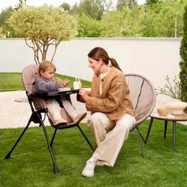 Scaun de masă KinderKraft Binci (KHBINC00BEG0000) / 6 luni / Beige  photo 9