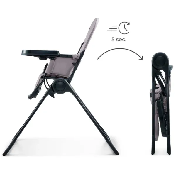 Scaun de masă KinderKraft Binci (KHBINC00GRY0000) / 6 luni / Gray  photo 3