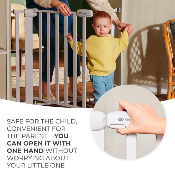 Barieră de protecție KinderKraft Lock Go Pentru uși photo 7