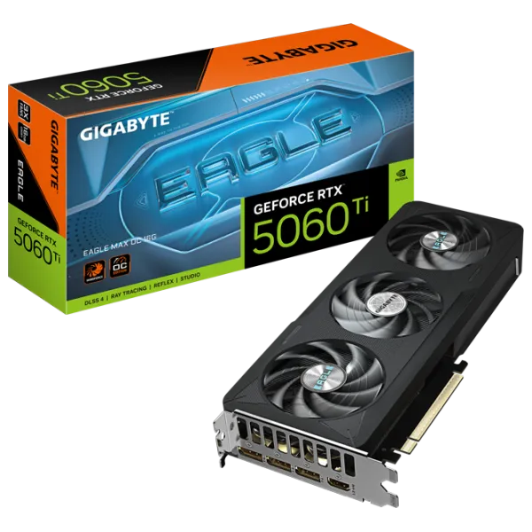 Placă video Gigabyte GeForce RTX 5060 Ti EAGLE MAX OC PCI Express x16 5.0 / 16 GB photo 7