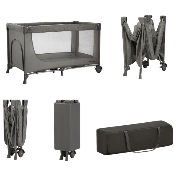 Țarc pentru copii KinderKraft Joy2 (KLJOY02DGR00000) 0 luni - 3 ani / Gray photo 2