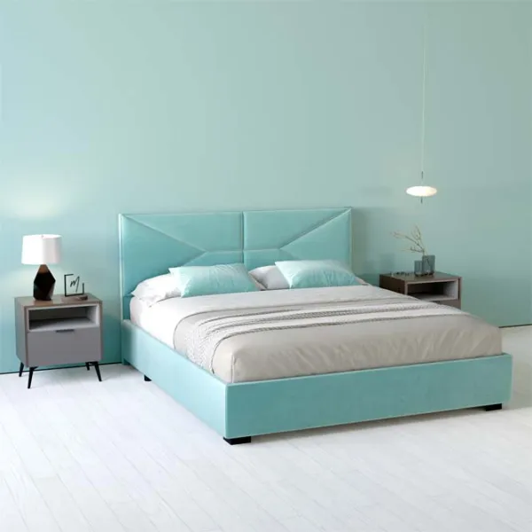 Pat My-Style my-Rina Mocca 180 x 200 cm / Placaj / Albastru deschis photo 5