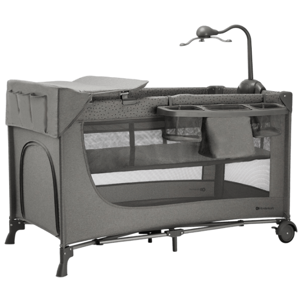 Țarc pentru copii KinderKraft Joy2 (KLJOY02DGR000AC) 0 luni - 3 ani / Gray photo 1