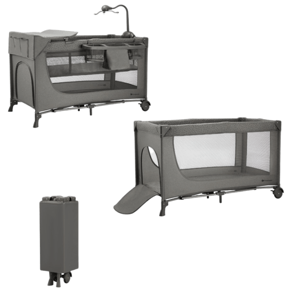 Țarc pentru copii KinderKraft Joy2 (KLJOY02DGR000AC) 0 luni - 3 ani / Gray photo 4