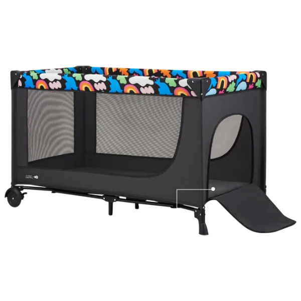 Țarc pentru copii KinderKraft Joy2 Happy Chapes (KLJOY02HAP00000) 0 luni - 3 ani / Gray photo 2