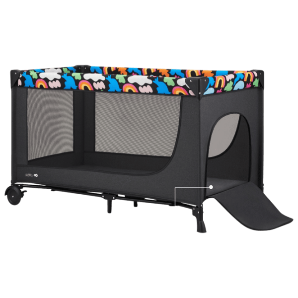 Țarc pentru copii KinderKraft Joy2 Happy Chapes (KLJOY02HAP00000) 0 luni - 3 ani / Gray photo 2