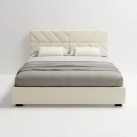 Кровать My-Style my-Lora Deco 160 x 200 см / Фанера / Светло-Бежевый photo 2