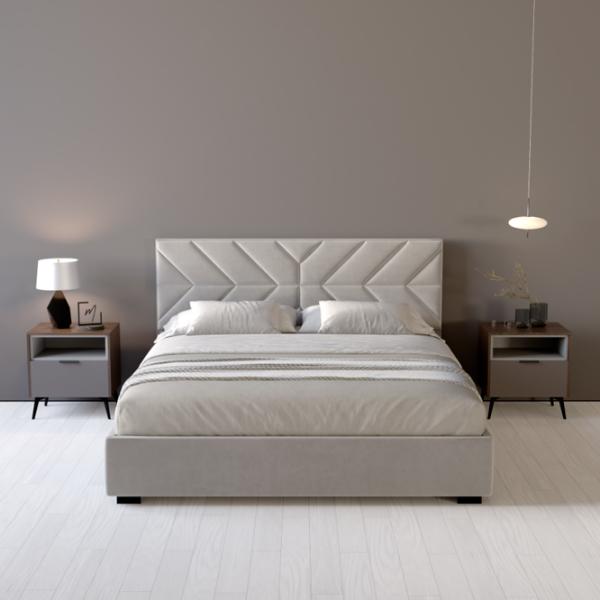 Кровать My-Style my-Lora Deco 90 x 200 см / Фанера / Серый photo 6
