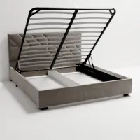 Кровать My-Style my-Lora Deco 200 x 200 см / Фанера / Тёмно-серый photo 4