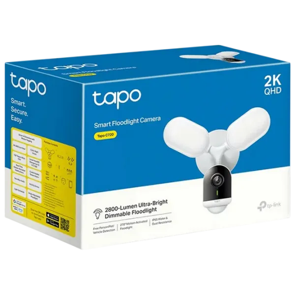 Cameră de supraveghere TP-Link TAPO C720 Fără fir/ White photo 4